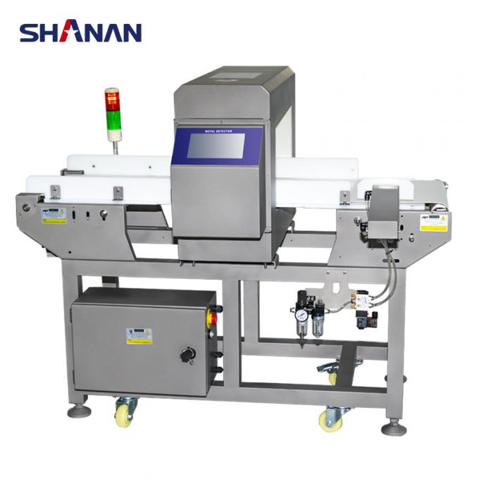 ناقل محترف للسيارات الفولاذ المقاوم للصدأ كعك الجبن المأكولات البحرية الحليب البسكويت اللحوم الغذاء كاشف المعادن المعتمد CE 7