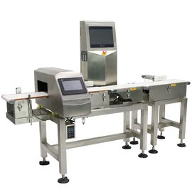Waterproof Combo Online Checkweigher And Metal Detector Machine Stable , ± 0.1g Accuracy