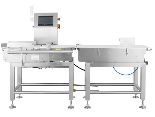 آلة صوص الفلفل الحار الديناميكي Checkweigher مع ناقل الأسطوانة