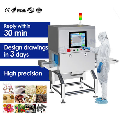 فحص صناعي لمنتجات طبية عبوة طعام علبة زجاجة صندوق آلة أشعة سينية للطعام