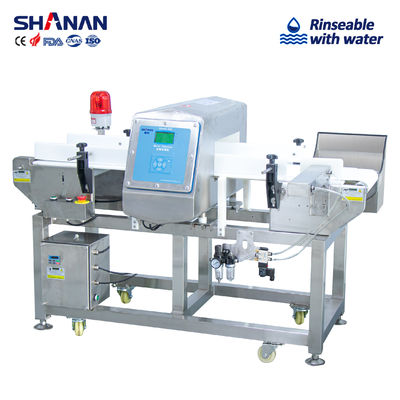 غسيل تلقائي مقاوم للماء للطعام مع كاشف معادن معدني لمعدات الكشف عن المعادن في الطعام