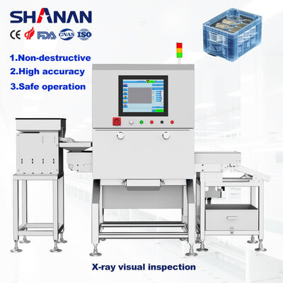 مصنع أمان الغذاء الآلي رفض آلة الكشف عن المعادن الكاملة بالأشعة السينية