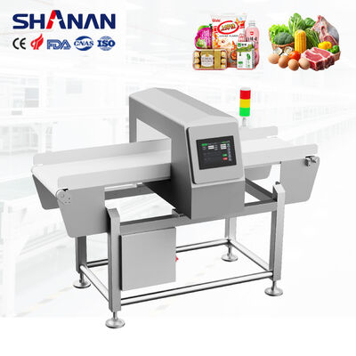 High Sensitivity Stainless Steel 304 Food Metal Detector with Automatic Stop Belt for Conveyor Belt Systems