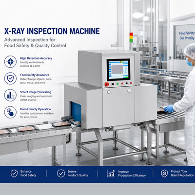 آلة Food X Ray مجهزة بواجهة شاشة تعمل باللمس ومعلمات التعلم الذاتي لتوفير التحكم في الأغذية وفحصها